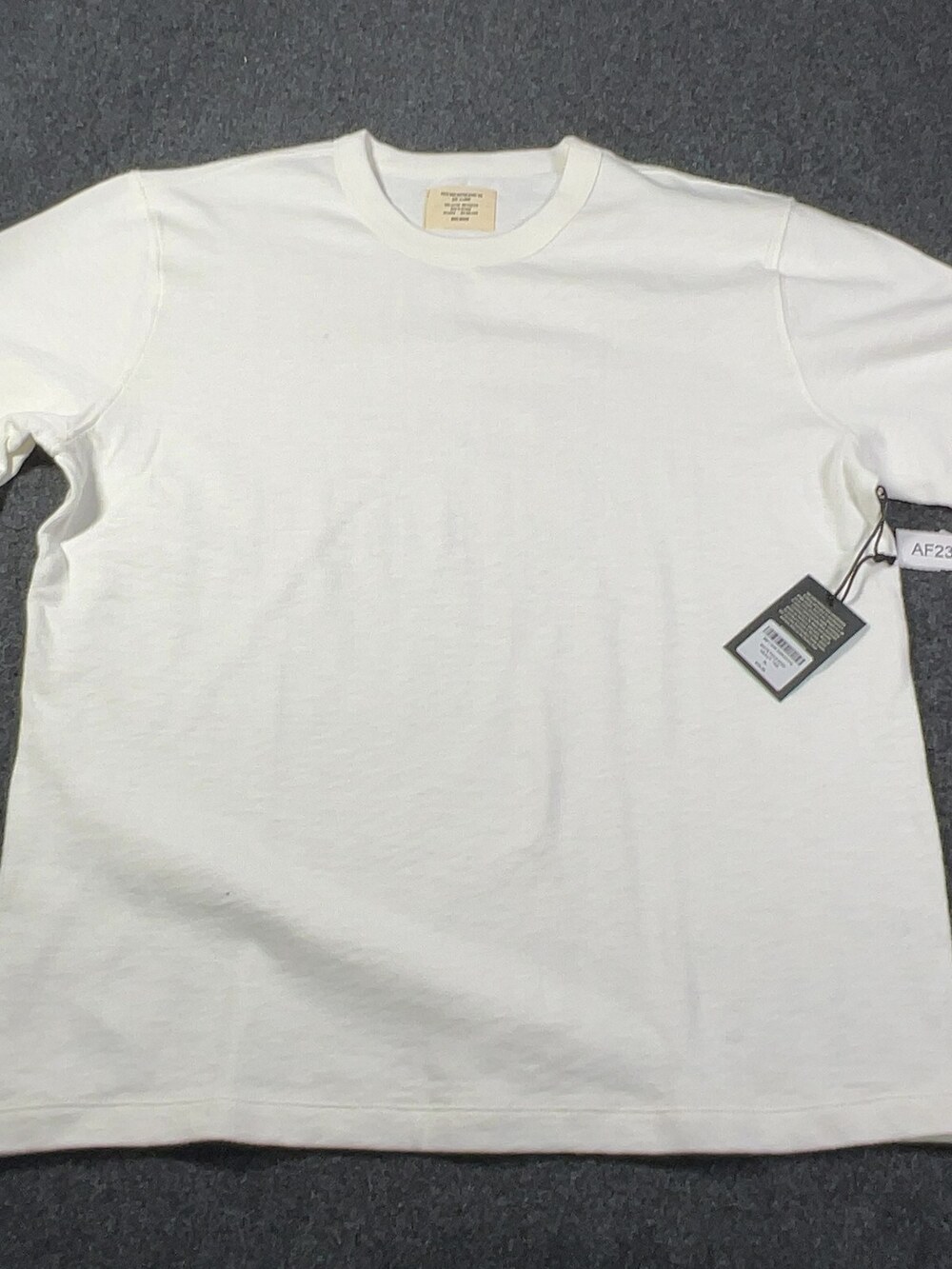 Buck Mason White Field-Spec Cotton Heavy Tee Mens Sz XL NWI Msrp55 [AF23]